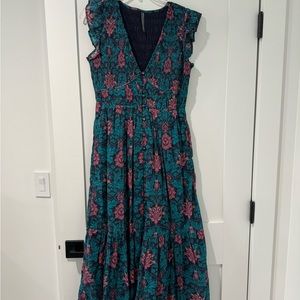 Anthropology peregrine midi dress, size small